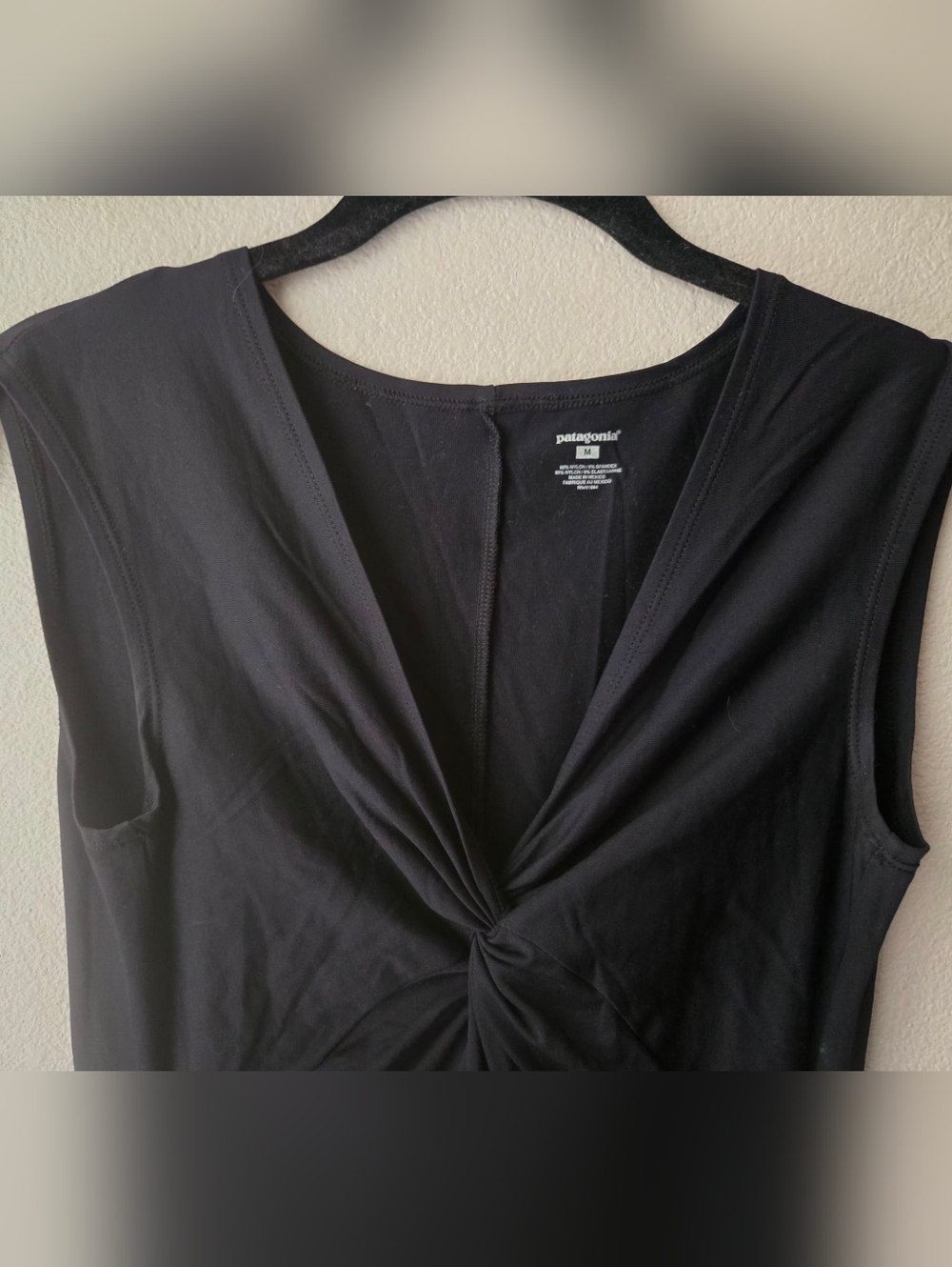 Patagonia Black Twist-Front Dress